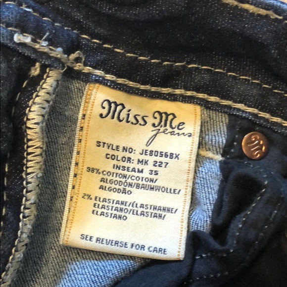 Miss Me Jeans 27 Bling Boot Cut - Picture 6 of 7